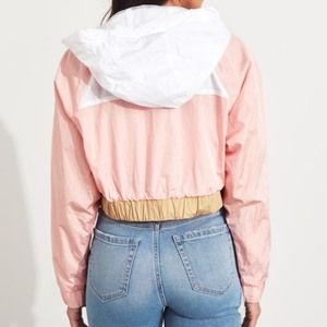 Hollister Crop Meshlined Fullzip 